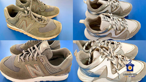 Lavanderia em Londrina: Água de Sabão - Lavagem de Tênis New Balance e Via Marte.