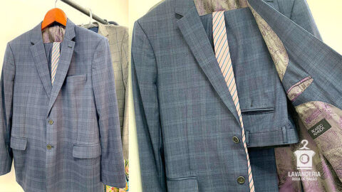 Lavanderia em Londrina: Água de Sabão - Lavagem de Terno de Grife: Ricardo Almeida