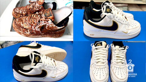 Lavanderia em Londrina: Água de Sabão - Limpeza de Tênis.